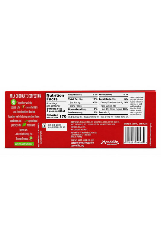 Cote D'or Milk Mignonnettes,8.4 oz