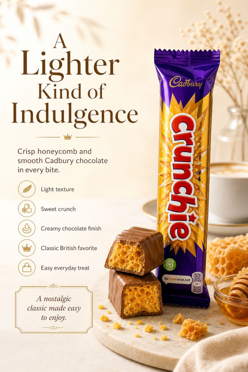 Cadbury Crunchie Chocolate Bar
