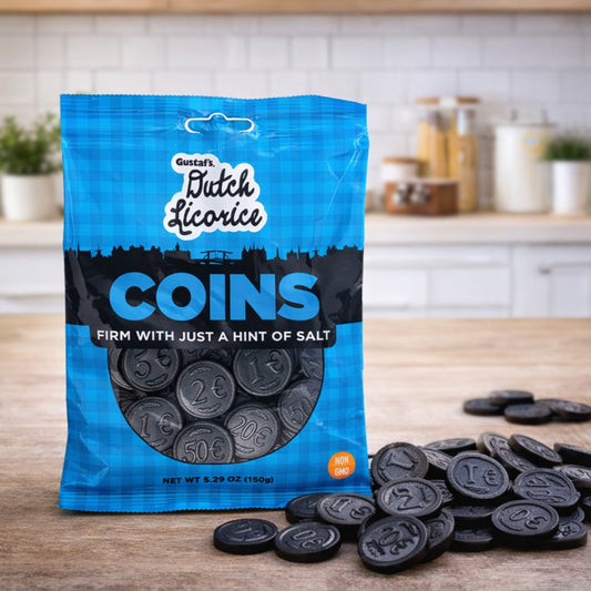 DUTCH LICORICE COINS