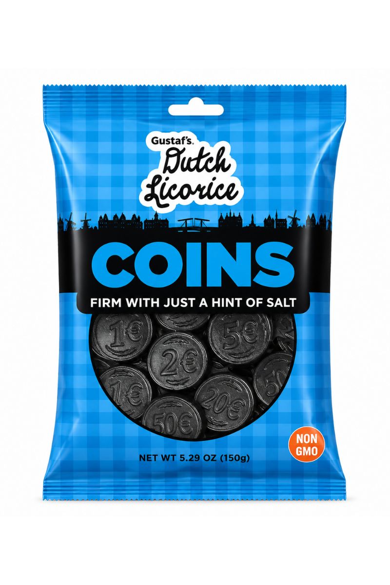 DUTCH LICORICE COINS