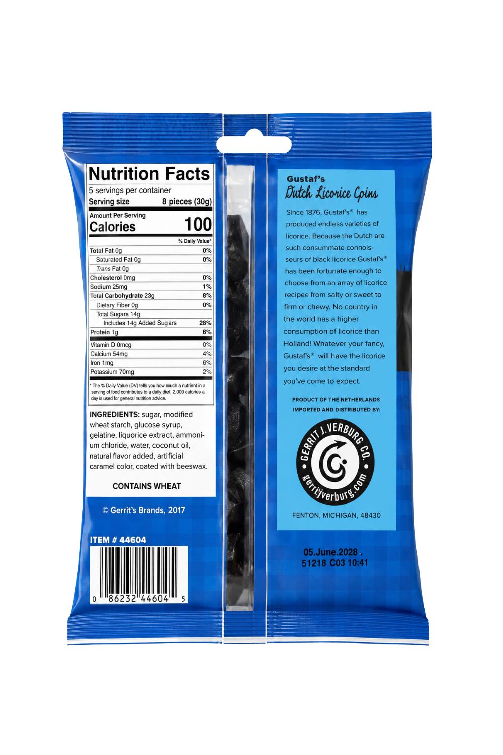 Dutch Licorice Licorice Coins,5.2 oz.
