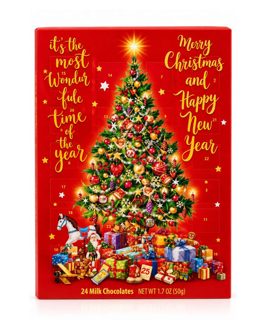 Erika’s Pantry Traditional Advent Calendar – Christmas Countdown Treat, 1.7 oz (50 g)