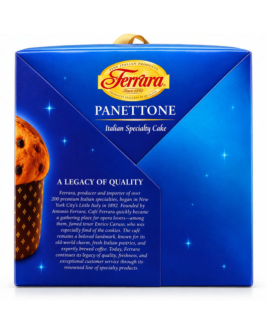 Ferrara Panettone with Raisins & Candied Fruit – 26.5 oz