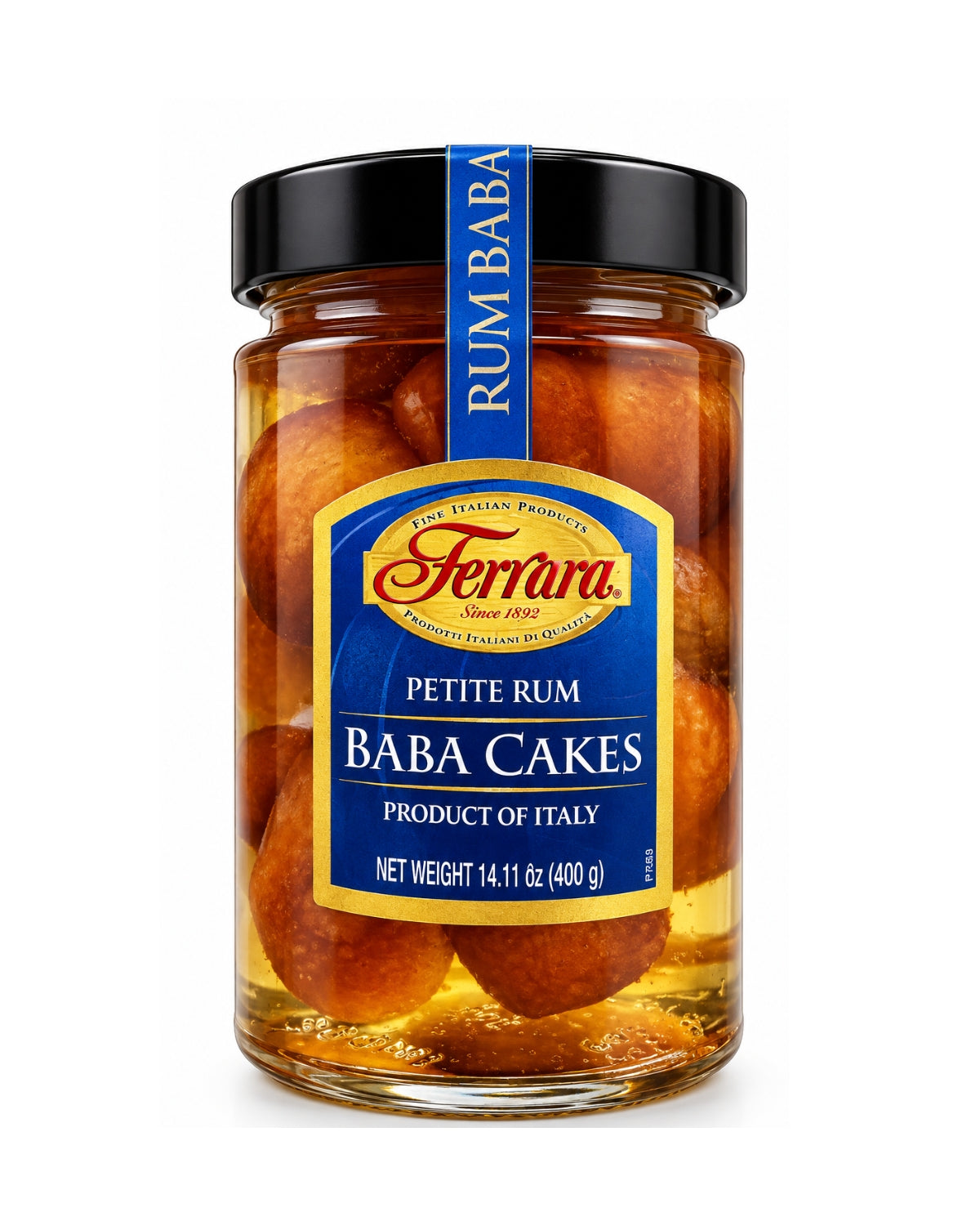 Ferrara Petite Rum Baba Cakes in Syrup, 14.11 oz jar