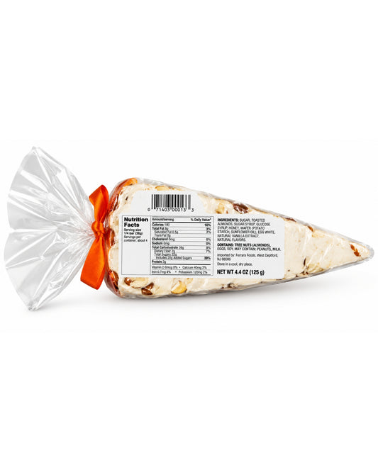 Ferrara Torrone Soft Nougat Slices with Almonds – 4.4 oz