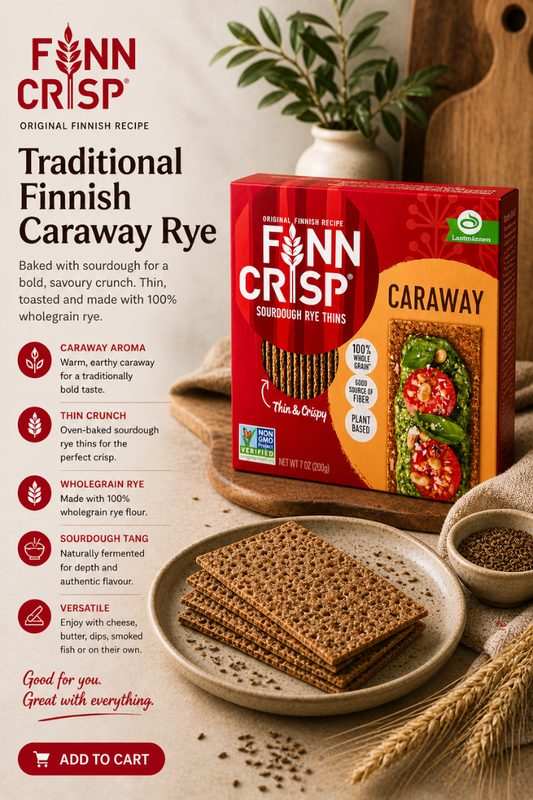 FINN CRISP CARAWAY CRISPBREAD