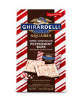Ghirardelli Squares Dark Chocolate Peppermint Bark 7.7 oz (218.5 g) – Limited Edition Holiday Chocolate