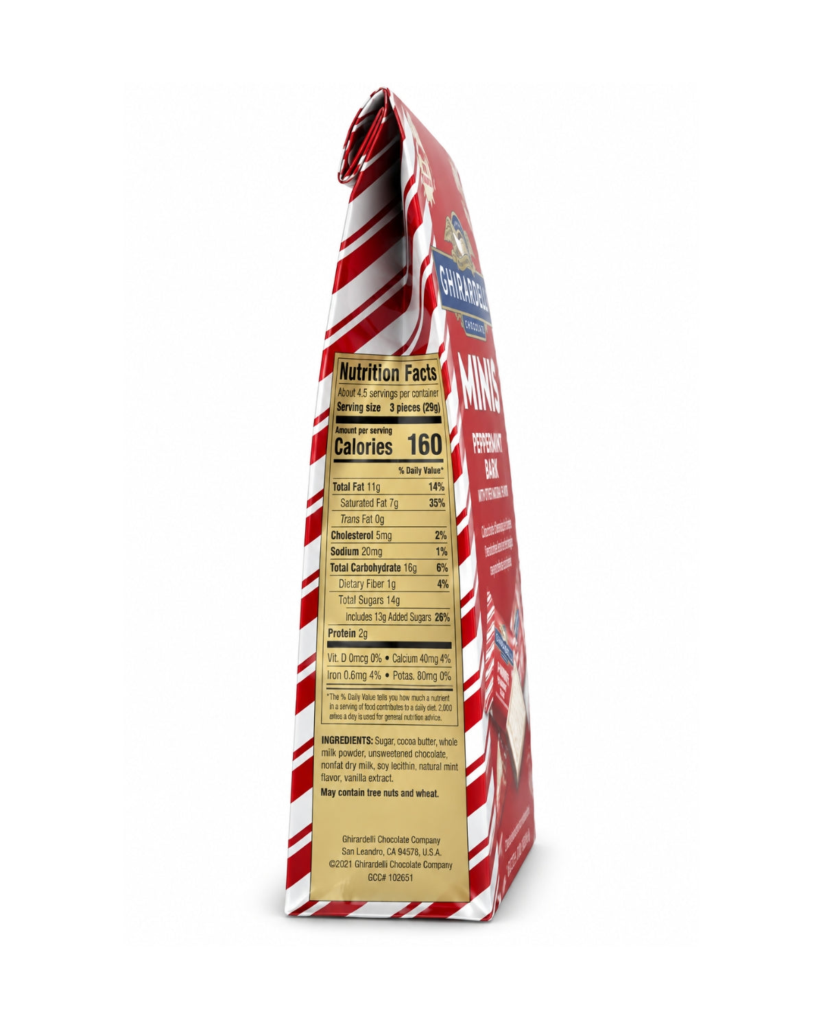 Ghirardelli Minis Peppermint Bark 4.3 oz (122.4 g) – Holiday Sharing Chocolate