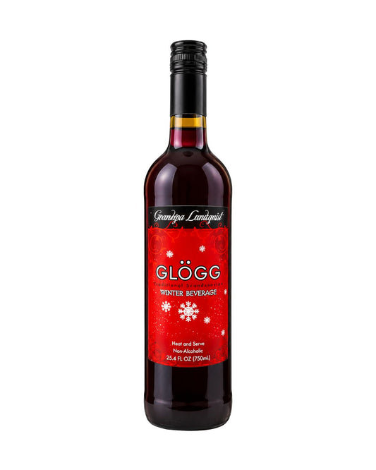 Grandpa Lundquist Glögg – Non-Alcoholic Scandinavian Christmas Drink, 25.4 fl oz (750 mL)