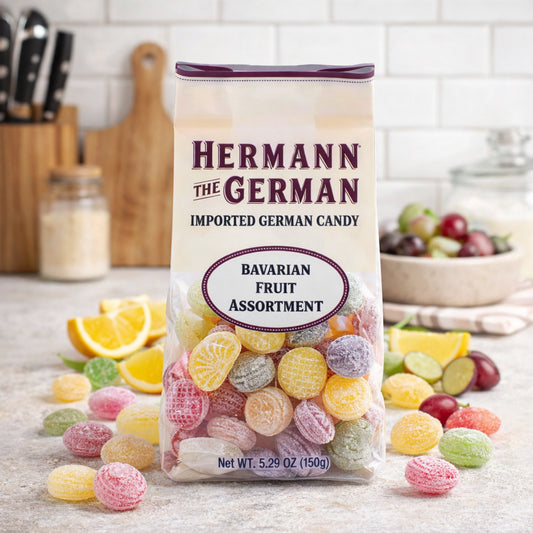 HERMANN THE GERMAN BAVARIAN FRUIT ASSORTMENT CANDY