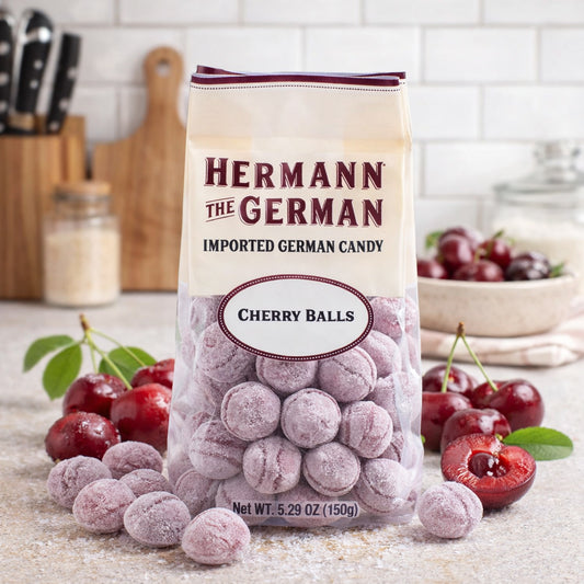 HERMANN THE GERMAN CHERRY BALLS CANDY