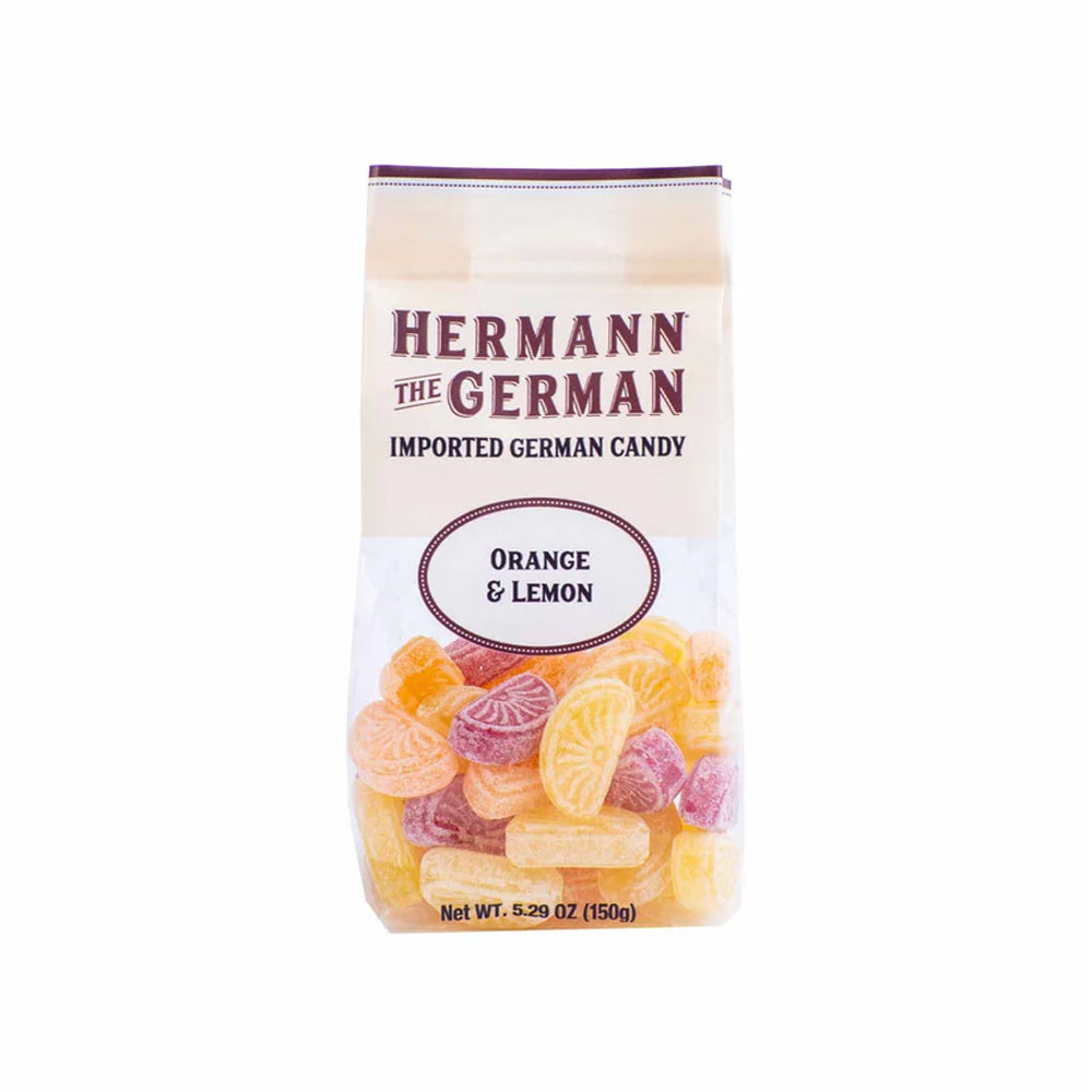 HERMANN THE GERMAN ORANGE AND LEMON CANDY