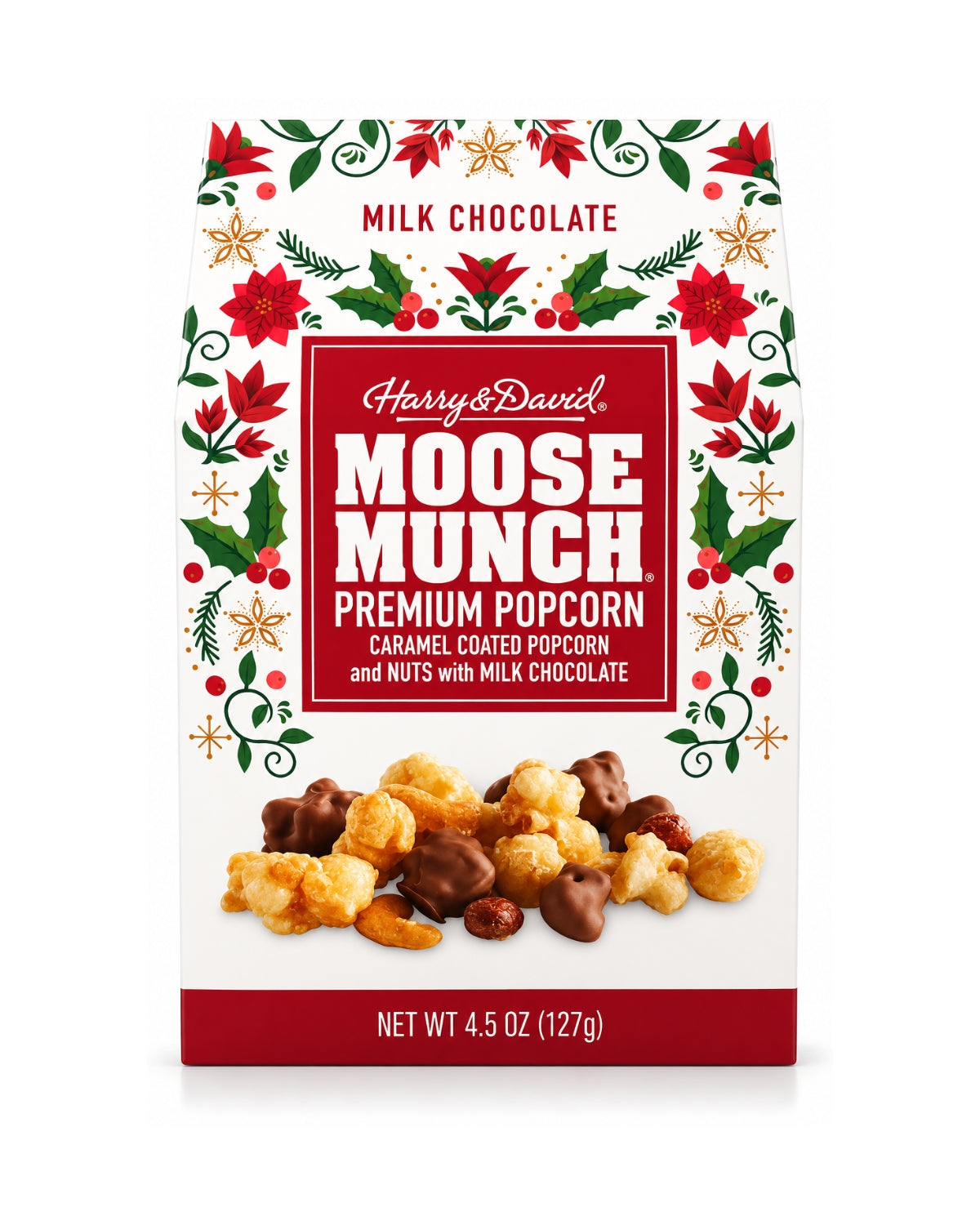 Harry & David Moose Munch Milk Chocolate Premium Popcorn 4.5 oz (127 g)