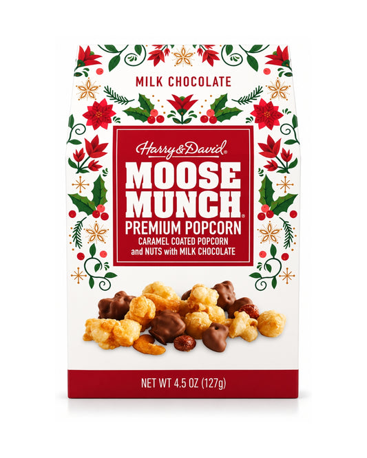 Harry & David Moose Munch Milk Chocolate Premium Popcorn 4.5 oz (127 g)