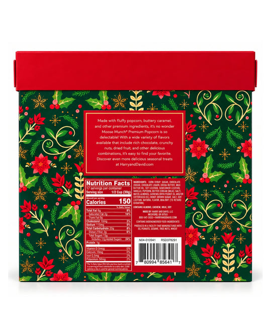 Harry & David Moose Munch Premium Popcorn 18 oz (510 g) | Milk & Dark Chocolate