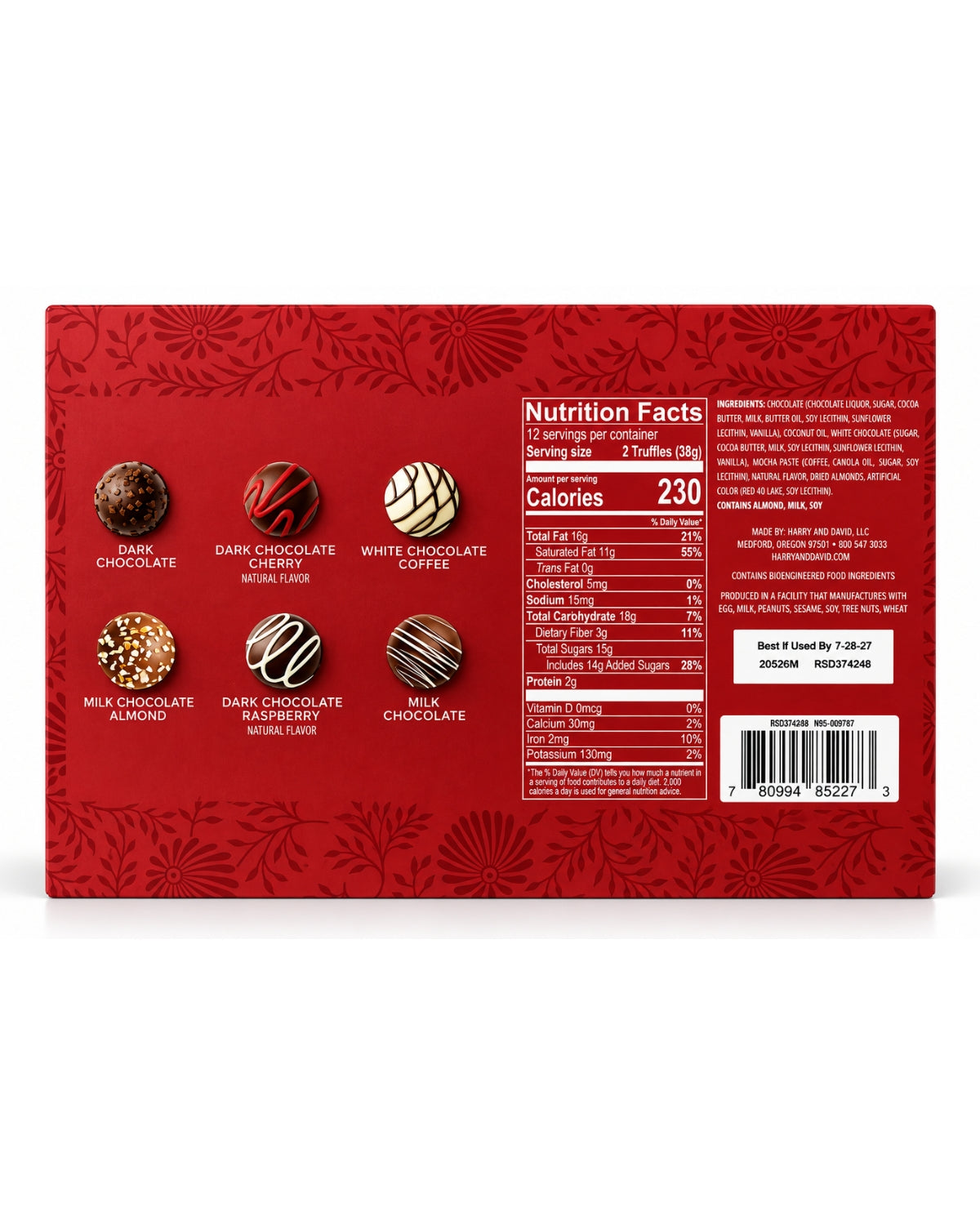 Harry & David Signature Truffles 1 lb (453 g)
