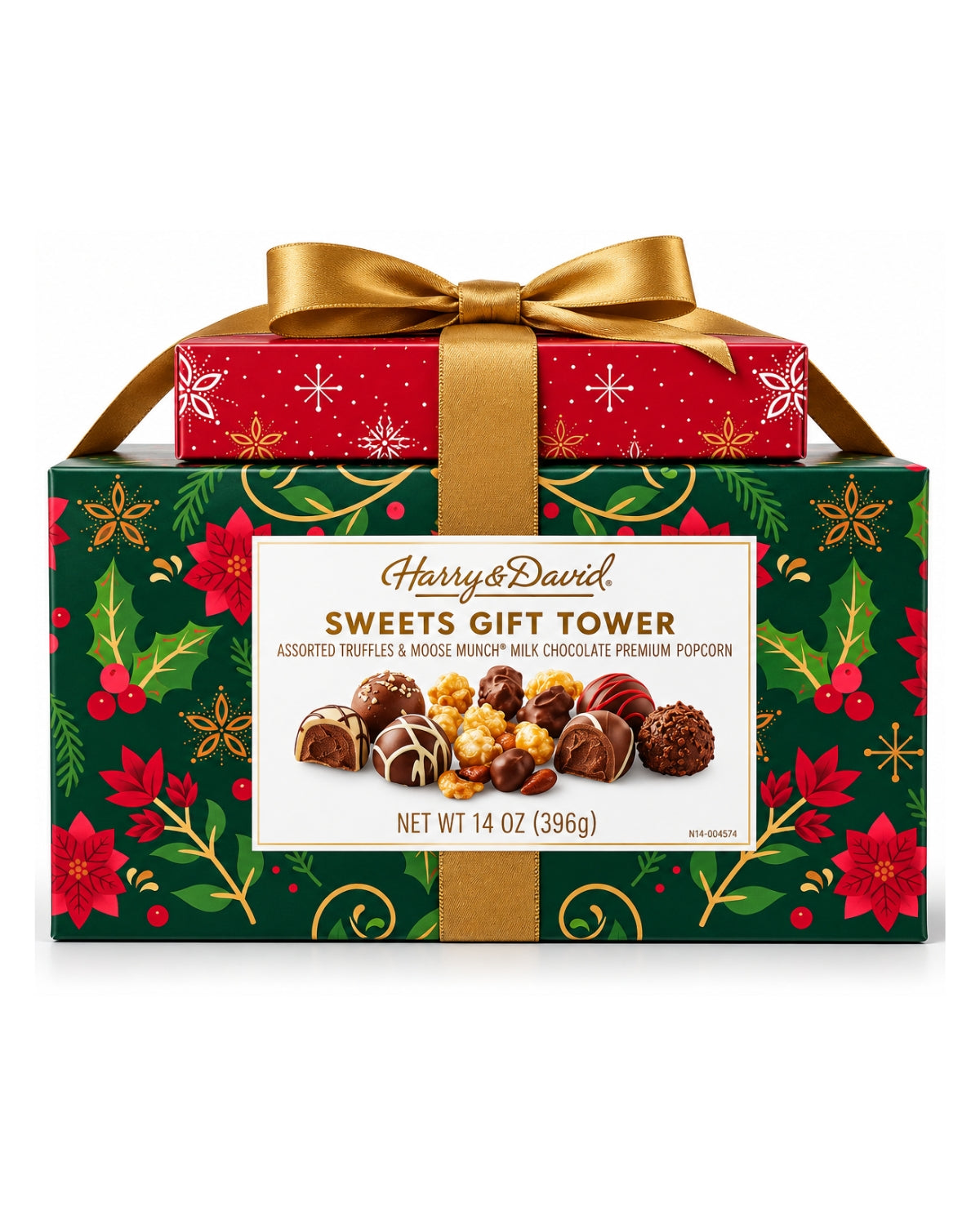 Harry & David Sweets Gift Tower 14 oz (396 g) | Truffles & Moose Munch