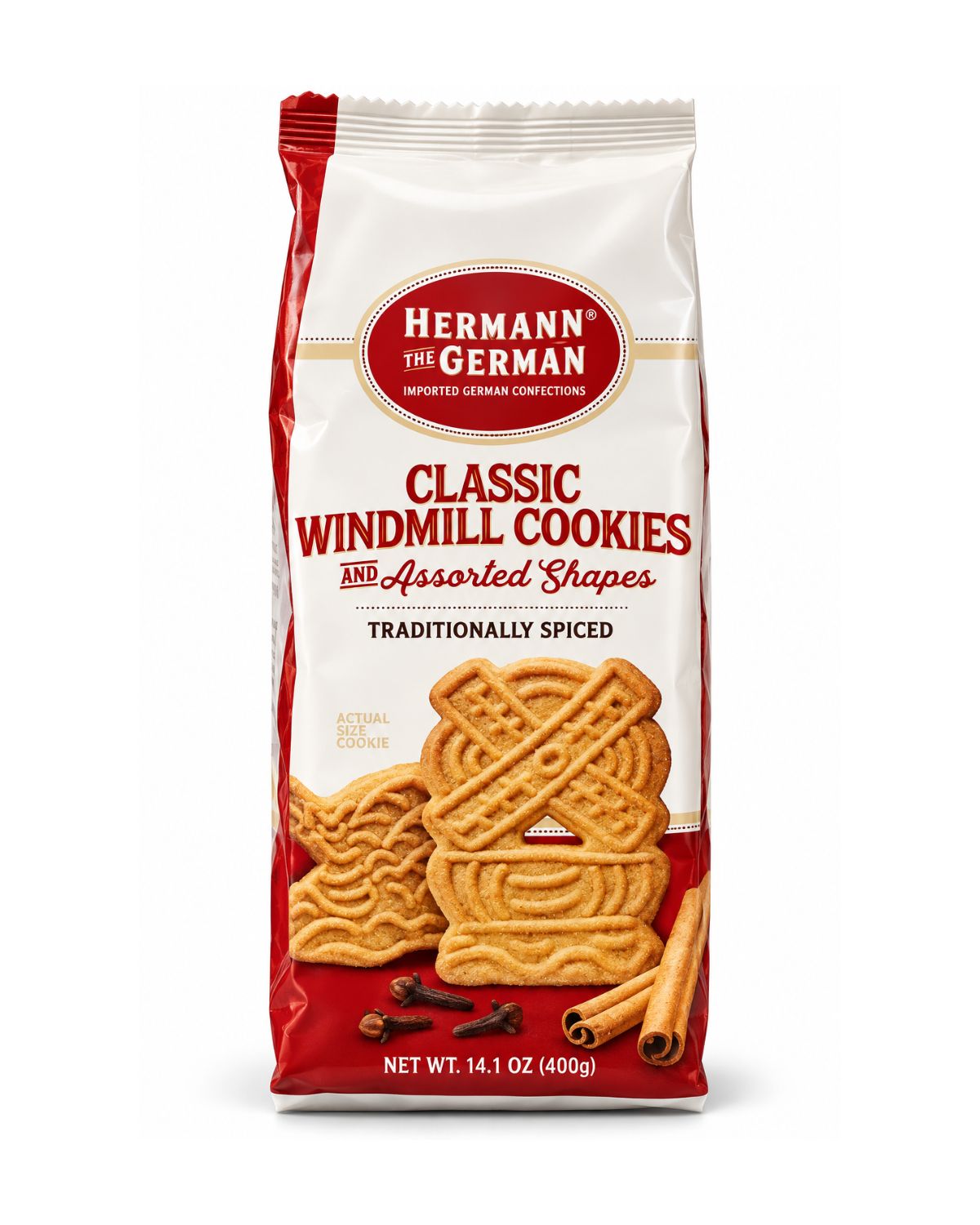Hermann the German Classic Windmill Spiced Cookies – 14.1 oz (400 g)