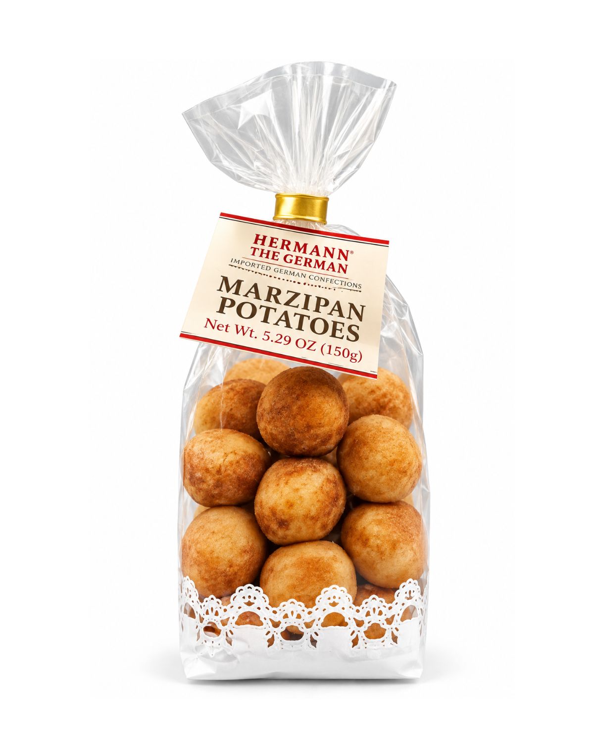 Hermann the German Marzipan Potatoes – Traditional German Christmas Candy, 5.29 oz (150 g)