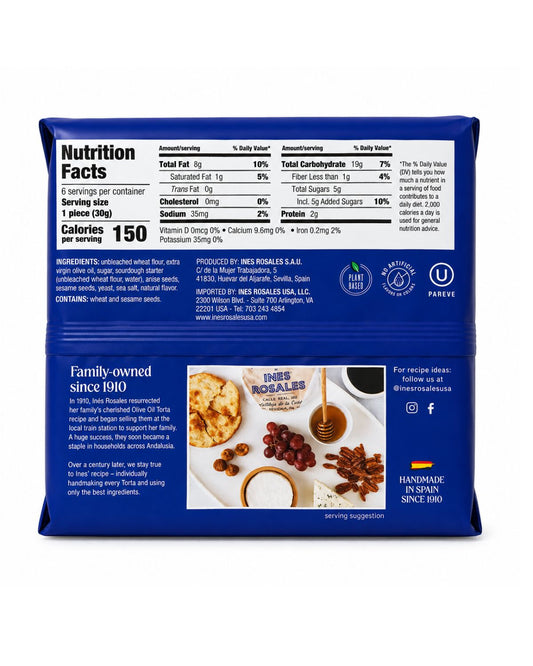 Ines Rosales Original Sweet Tortas 6.34 oz (180g)