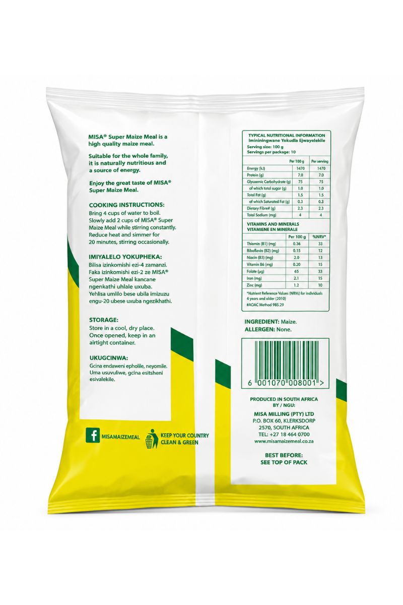 Iwisa No. 1 Super Maize Meal 1kg