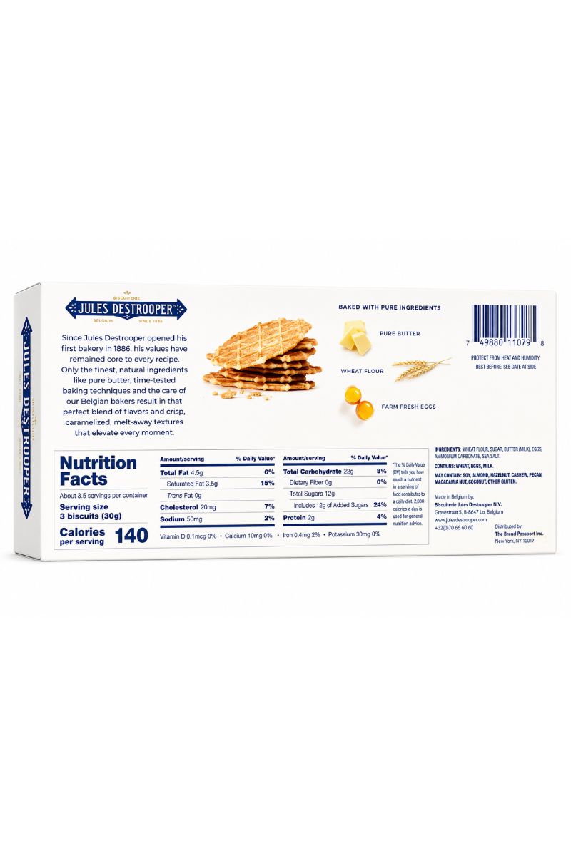 Jules Destrooper Butter Crisps