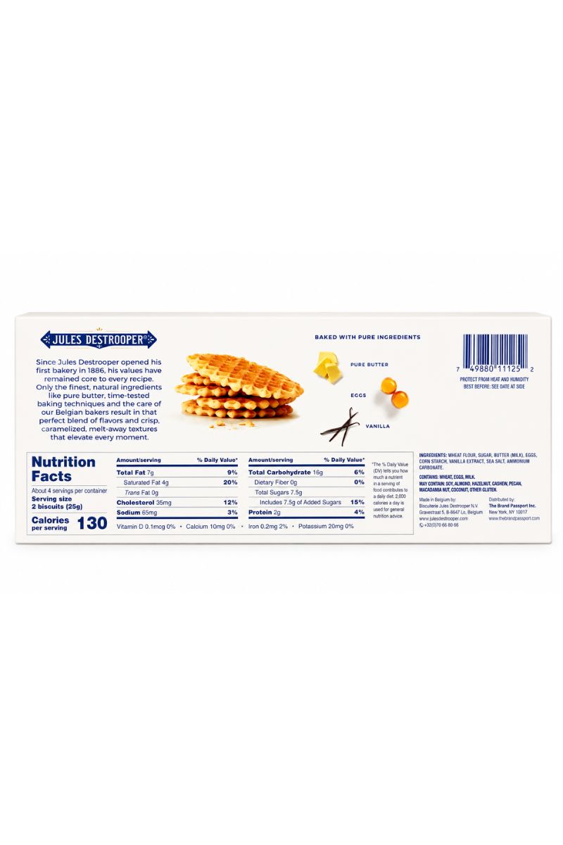 Jules Destrooper Butter Waffles