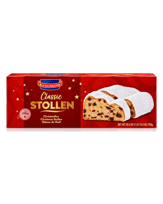 Kuchenmeister Christ Stollen Christmas Fruit Bread Gift Box – 26.4 oz (750 g)