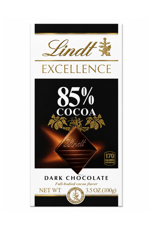 Lindt Excellence 85% Cocoa Dark Chocolate Bar