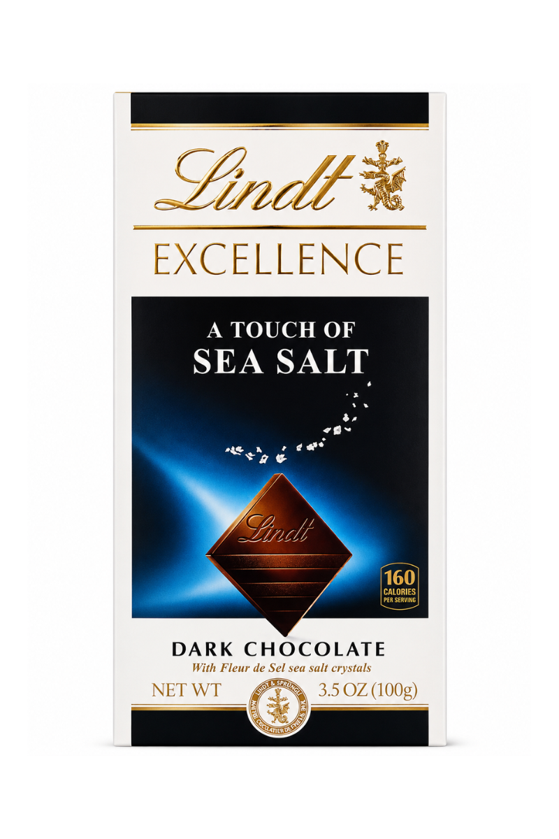 Lindt Excellence Sea Salt Dark Chocolate Bar