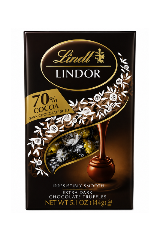 Lindt Lindor 70% Dark Truffles Bag