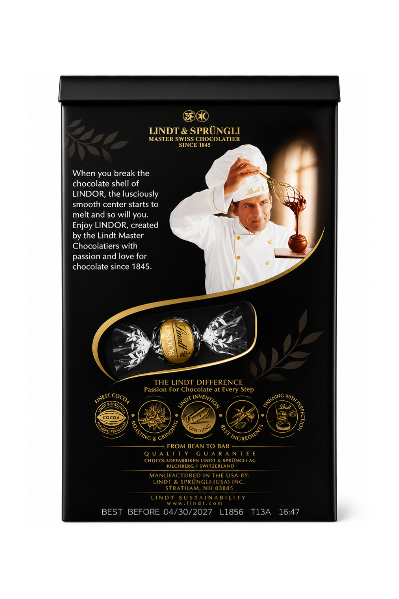 Lindt Lindor 70% Dark Truffles Bag