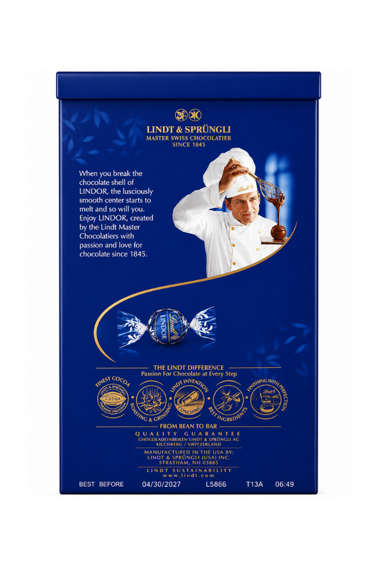 Lindt Lindor Ball Bag Dark Truffles Bag