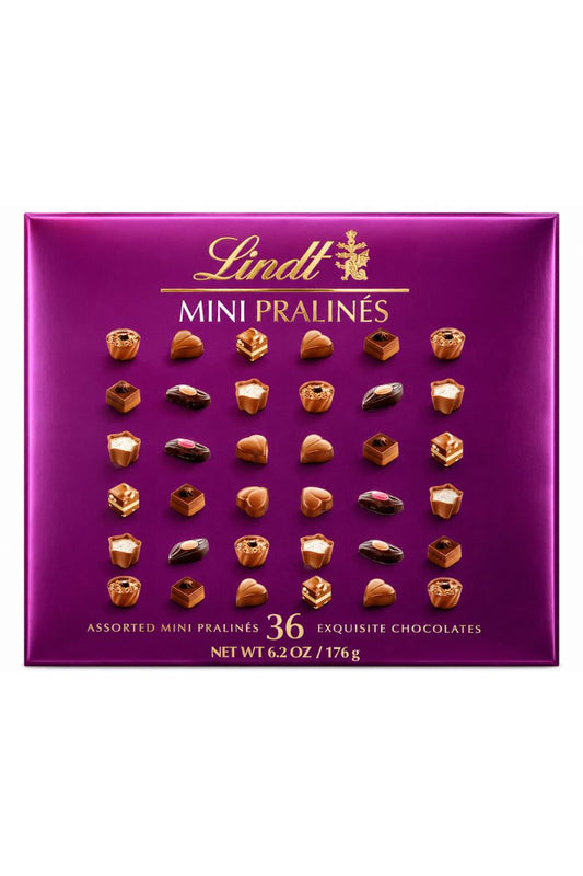 Lindt Mini Pralines assorted chocolate gift box, 6.2 oz package