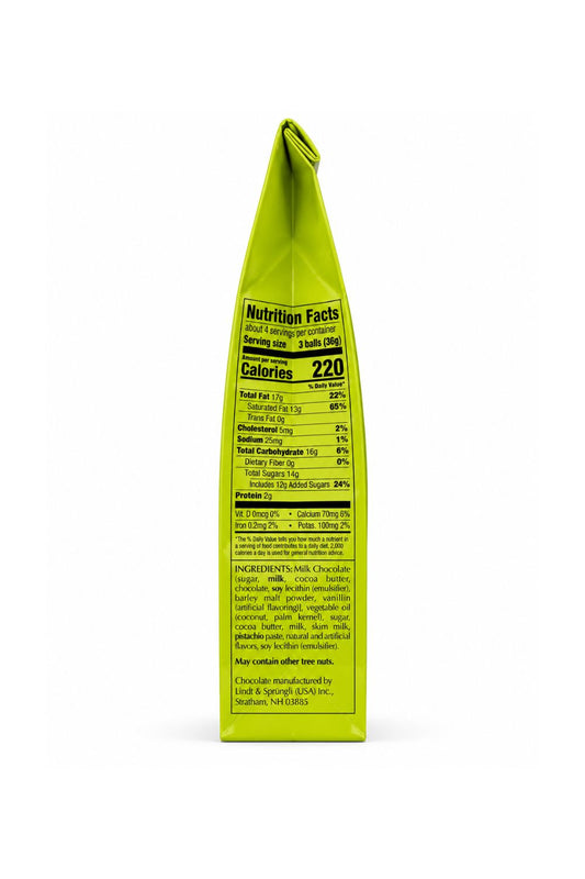 Lindt Lindor Pistachio Bag,5.1 oz