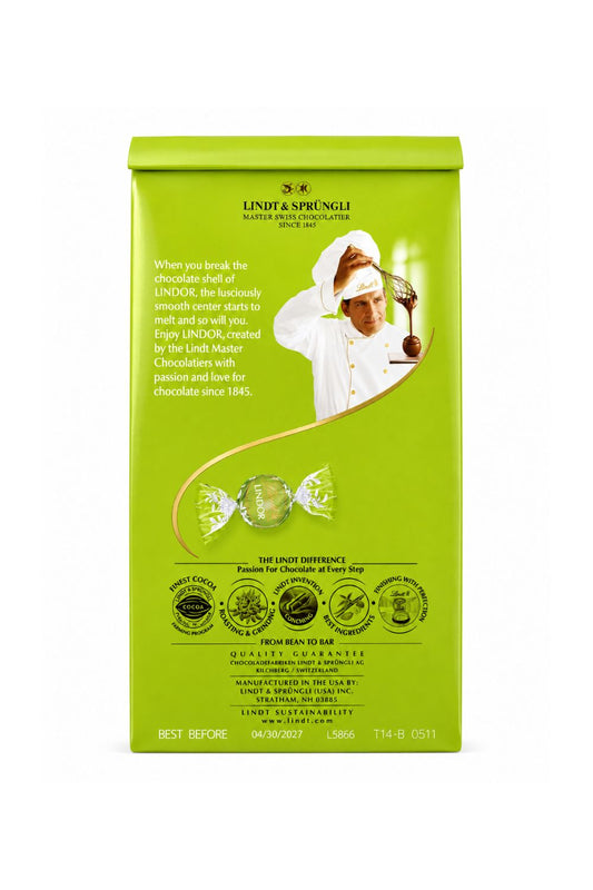 Lindt Lindor Pistachio Bag,5.1 oz