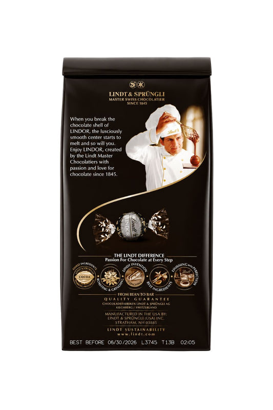 Lindt Lindor 60 % Xtra Dark Bag,5.1 oz