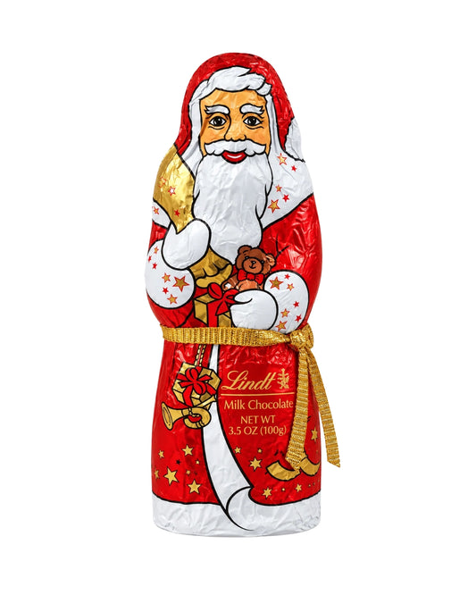Lindt Milk Chocolate Santa – 3.5 oz (100 g)