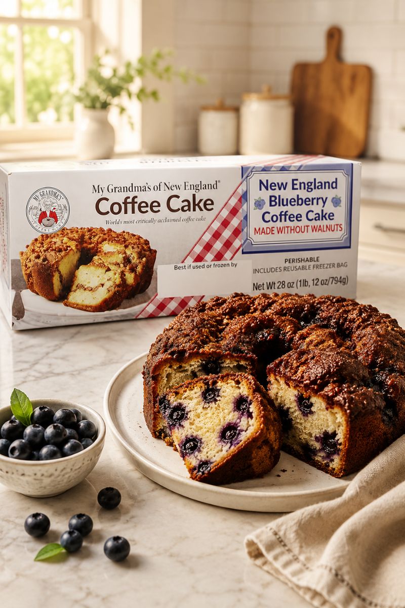 MY GRANDMAS BLUEBERRY COFFEE CAKE