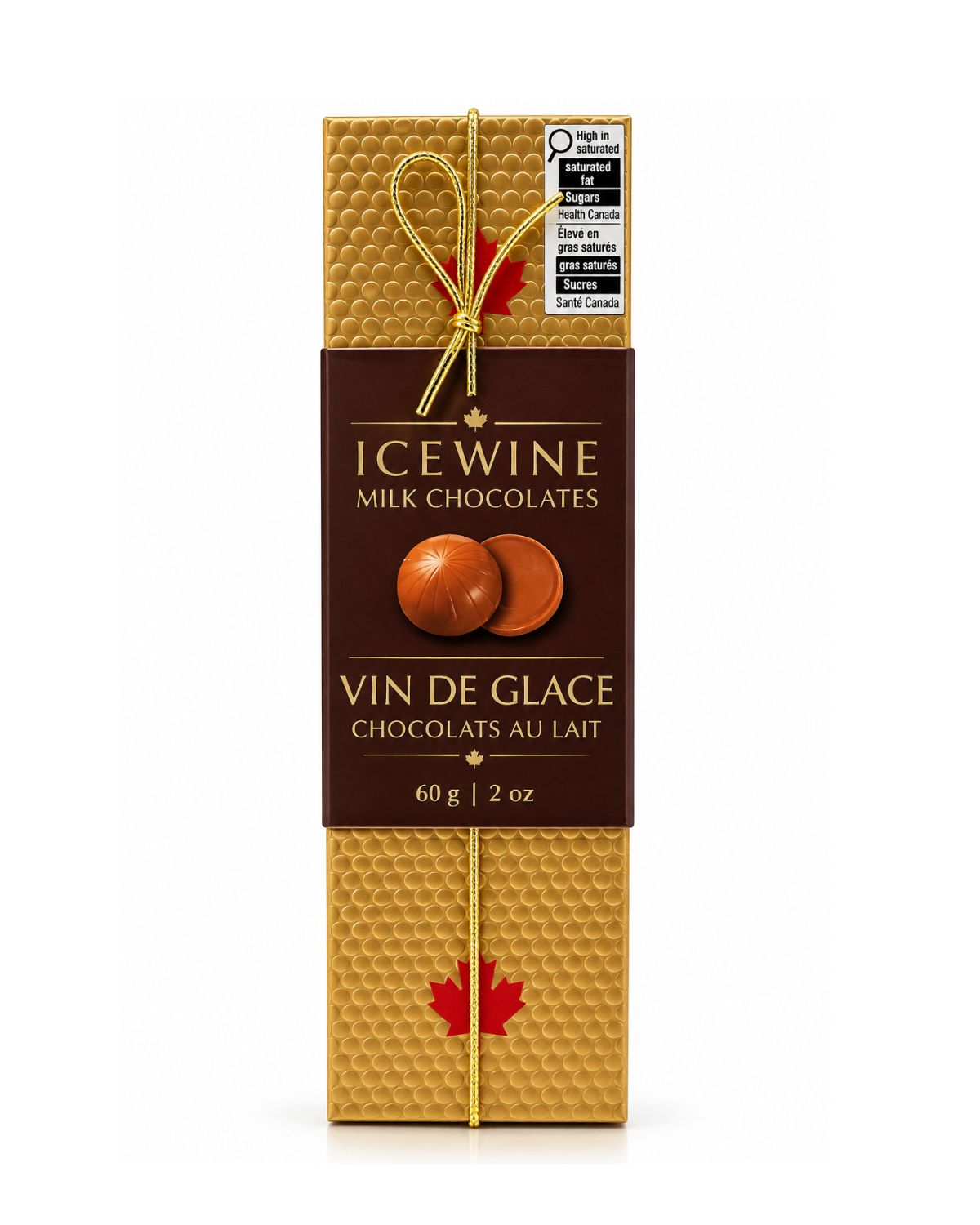 Made Chocolates Milk Chocolate Ice Wine Gift Box – 2 oz