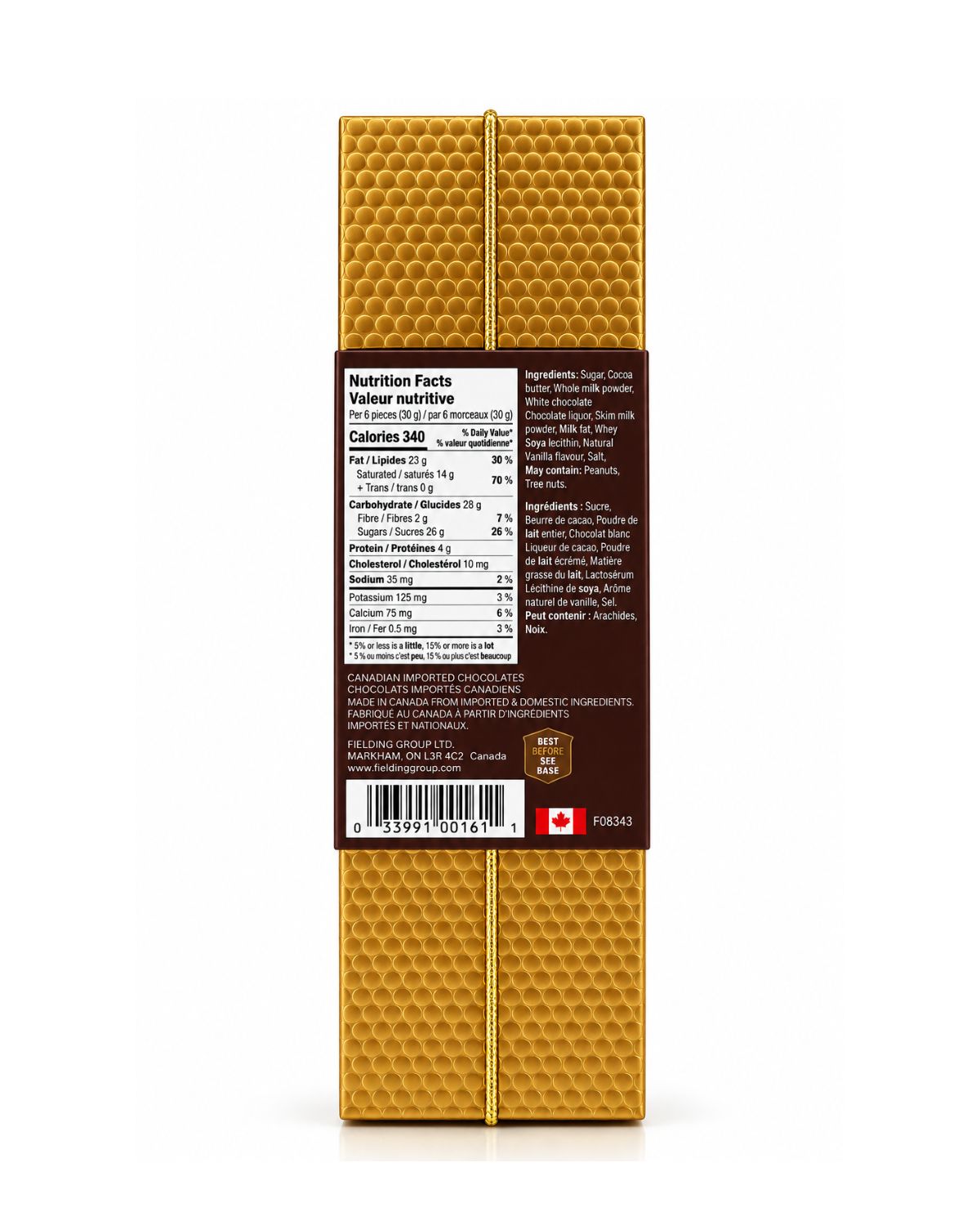 Made Chocolates Milk Chocolate Ice Wine Gift Box – 2 oz