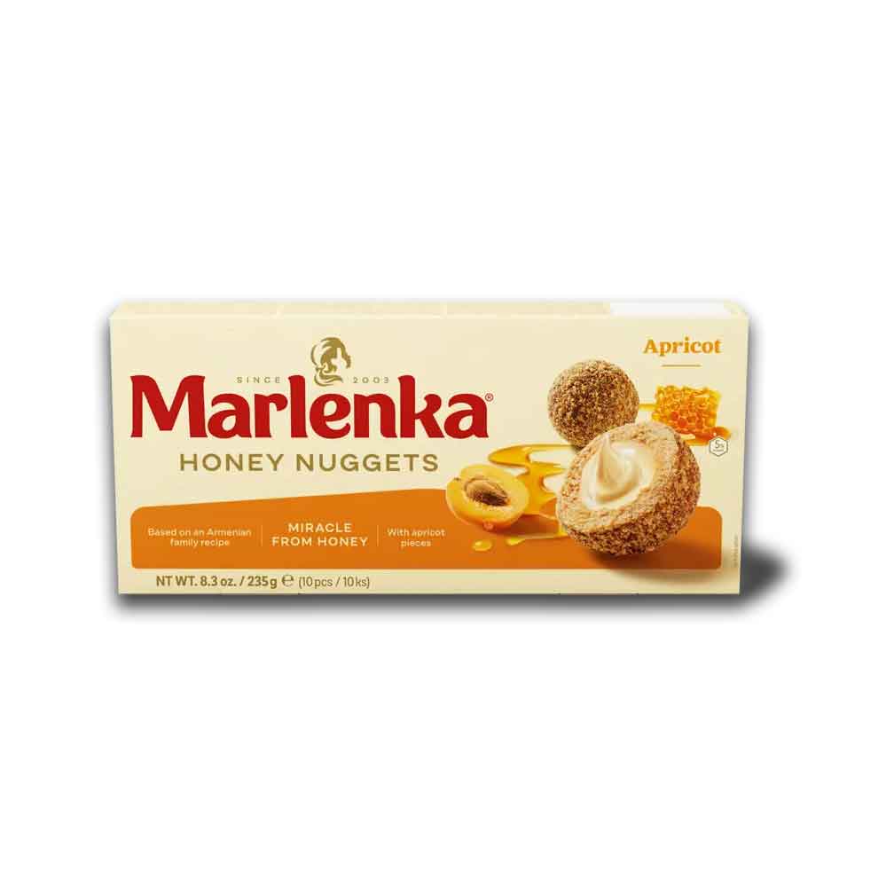 Marlenka Honey Nuggets Apricot 235g