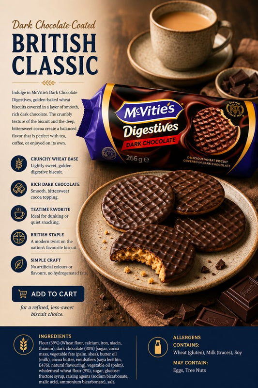 MCVITIES DARK CHOCOLATE DIGESTIVE BISCUITS
