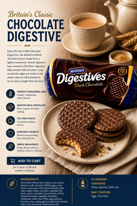 MCVITIES MILK CHOCOLATE DIGESTIVE BISCUITS