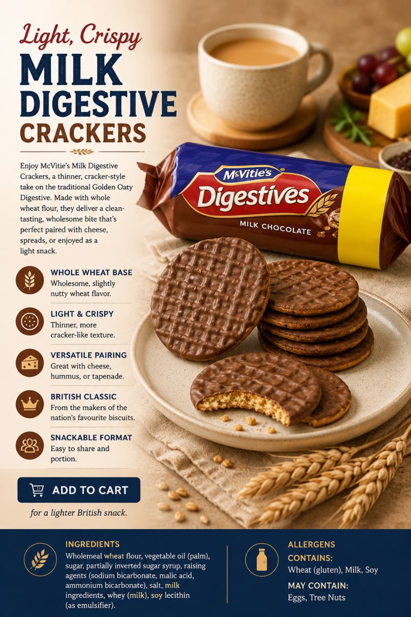 McVitie’s Milk Digestive Crackers