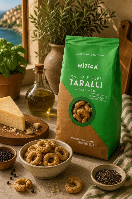 MITICA CACIO E PEPE TARALLI