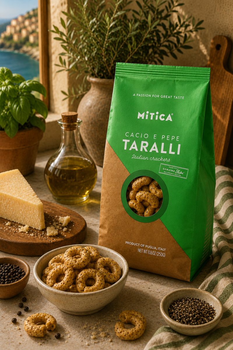 MITICA CACIO E PEPE TARALLI