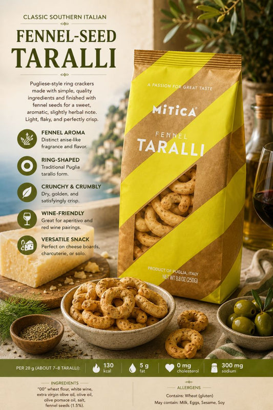 Mitica Taralli Fennel