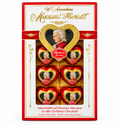 Reber W. Amadeus Mozart-Herzen – Pistachio Marzipan & Dark Chocolate Hearts, 8 Pieces (2.8 oz)