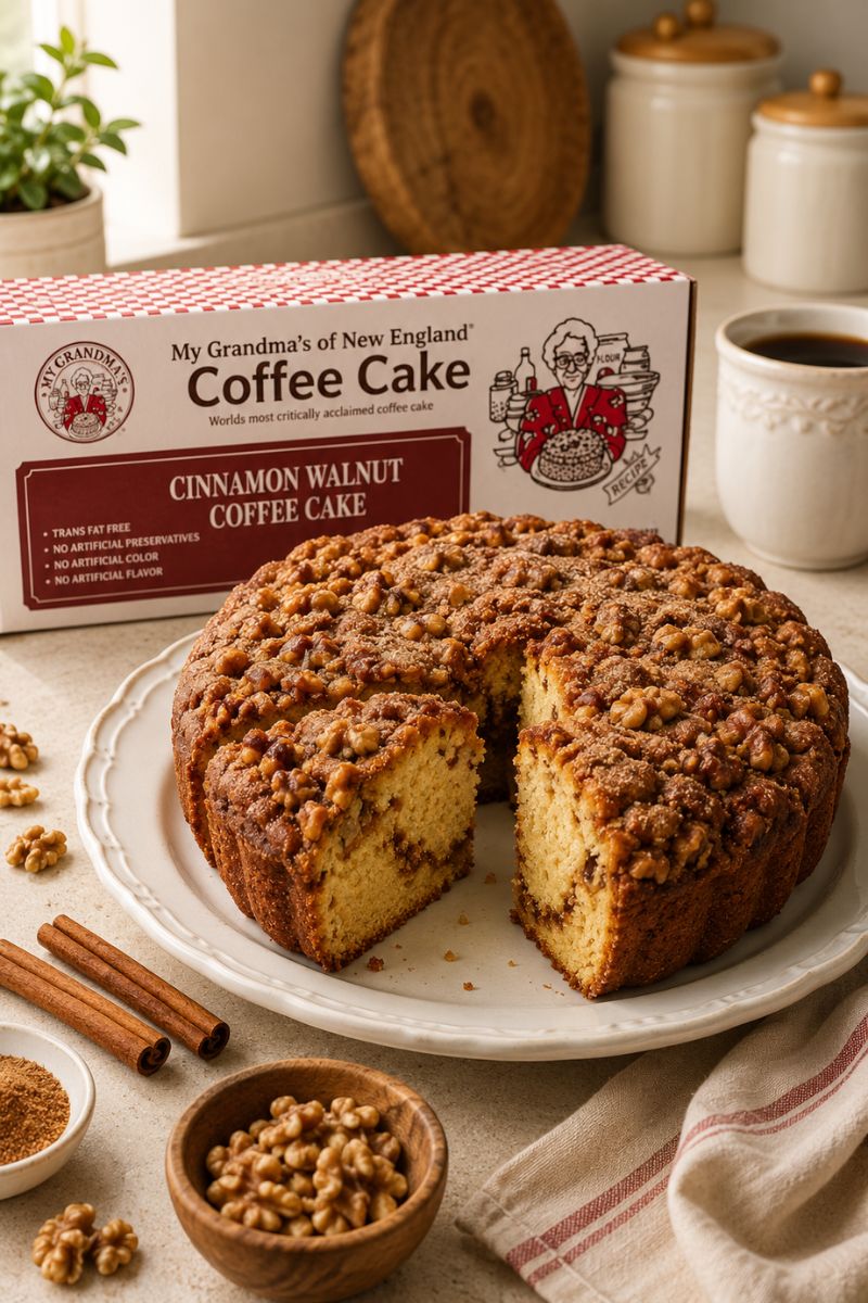 MY GRANDMAS CINNAMON WALNUT COFFEE CAKE